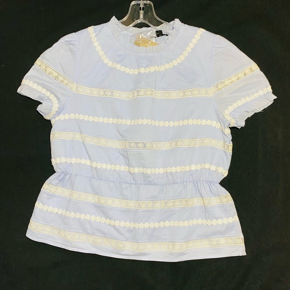 NWT J.CREW Daisy-chain peplum Top - Picture 4 of 10